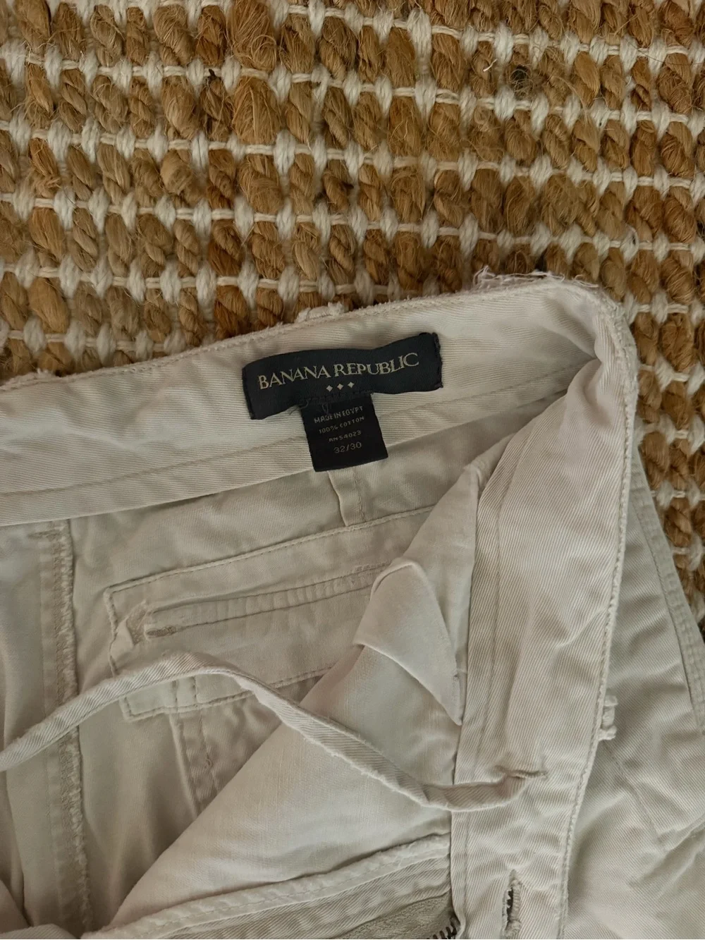 Banana Republic Light Beige Chino Pants